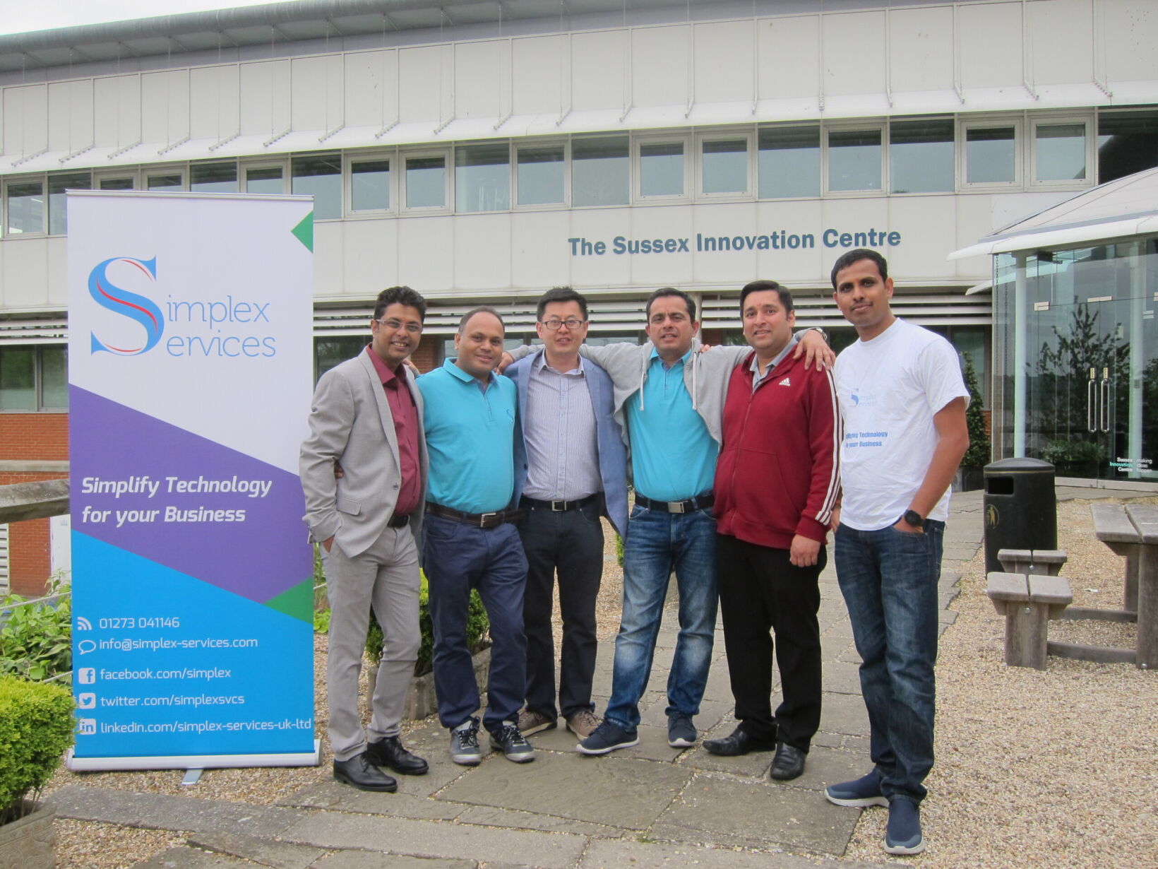 Team Simplex at the Sussex Innovation Centre